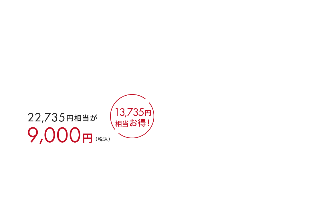 竹 HAPPY BAG02 22,735円相当が9,000円（税込）